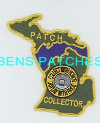 MICHIGAN,PATCH COLLECTOR 1 STATE SHAPED